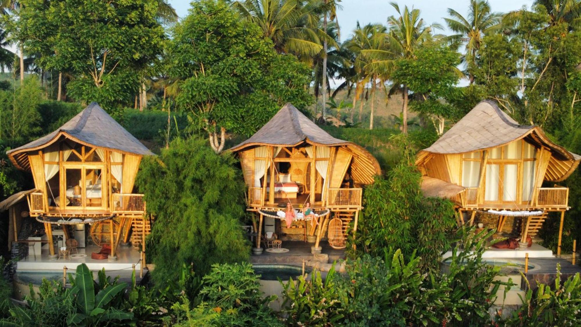 Kalma Bamboo Eco Lodge Kuta  Экстерьер фото